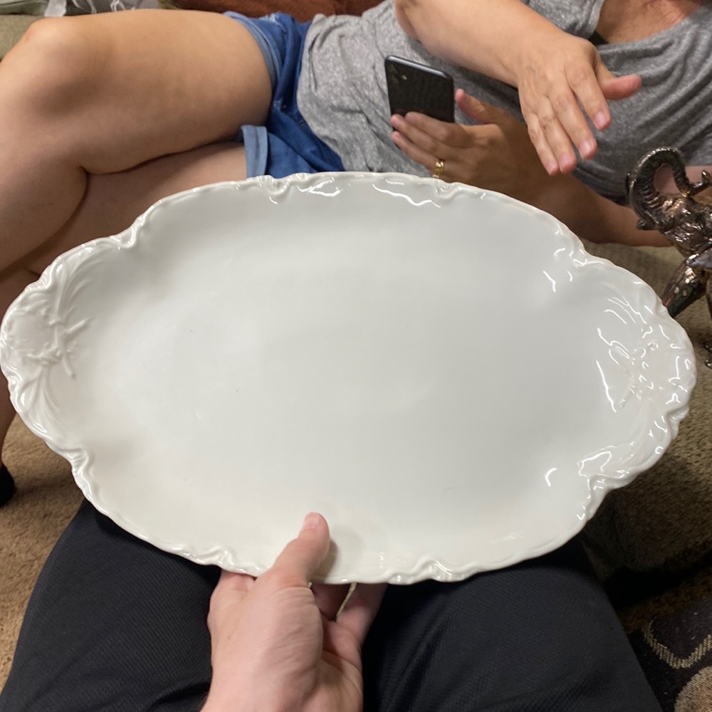 Foot and six inches serving tray by haviland France